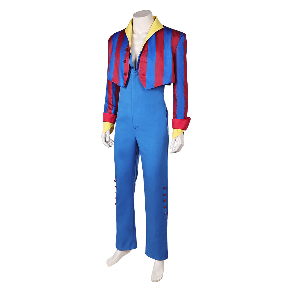 Prince Rogers Nelson 1980s Tenue Rouge et Bleue Costume Vintage