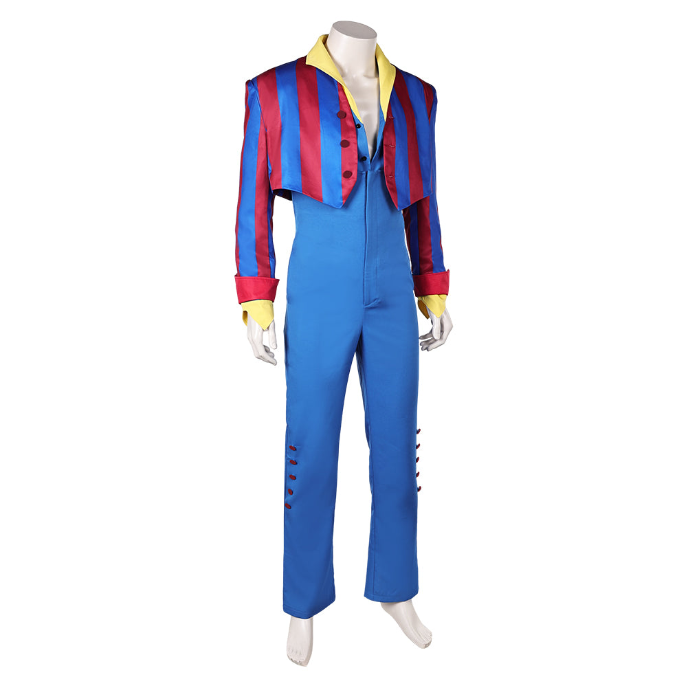 Prince Rogers Nelson 1980s Tenue Rouge et Bleue Costume Vintage