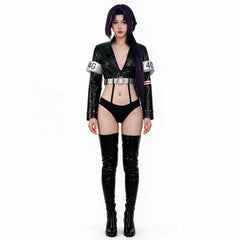 Cosplay Costume Nico Robin One Piece Egghead Arc Anime Cosplay Tenue Noire Femme