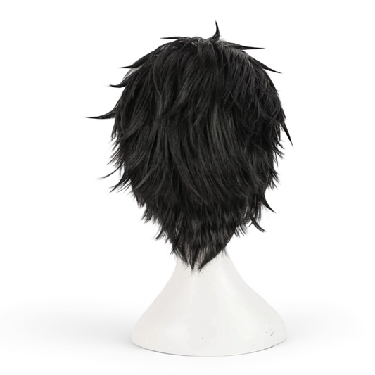 Cosplay Perruque Natsuki Subaru RE0(2026) Anime Perruque Noire Homme
