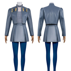 Cosplay Costume Chloe Charming Descendants: Wicked Wonderland(2026) Film Cosplay Tenue Grise Femme