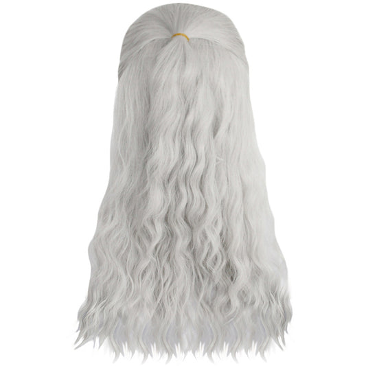 Cosplay Perruque Geralt of Rivia The Witcher TV Cosplay Perruque Blanche Homme