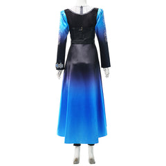 Cosplay Costume Evie Descendants: Wicked Wonderland(2026) Film Cosplay Combinaison Bleue et Noire Femme