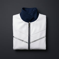 Cosplay Costume Mister Fantastic Avengers: Doomsday(2026) Film Cosplay Veste Blanche et Bleue Homme
