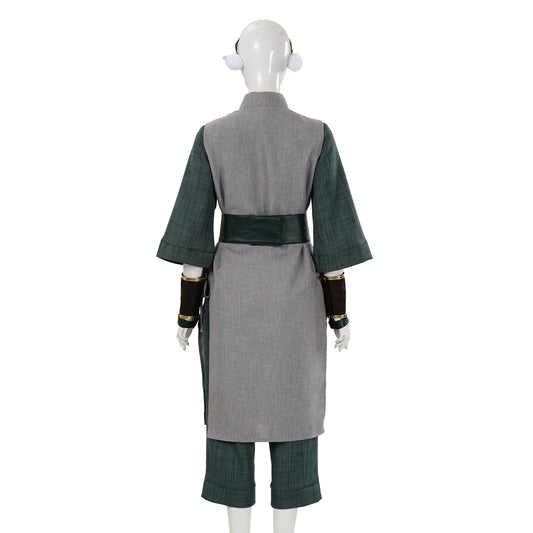 Cosplay Costume Toph Beifong Avatar: The Last Airbender Saison 2(2026) TV Cosplay Tenue Grise Femme