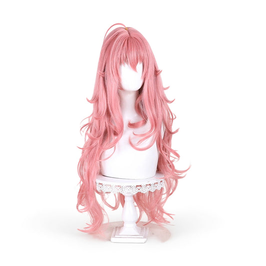 Cosplay Perruque Mimi Kagari Je Veux T'Aimer Jusqu'à Ta Mort(2026) Anime Perruque Rose Femme