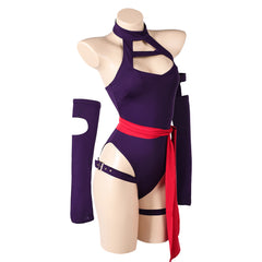 Psylocke Lingerie Violet Cosplay Costume