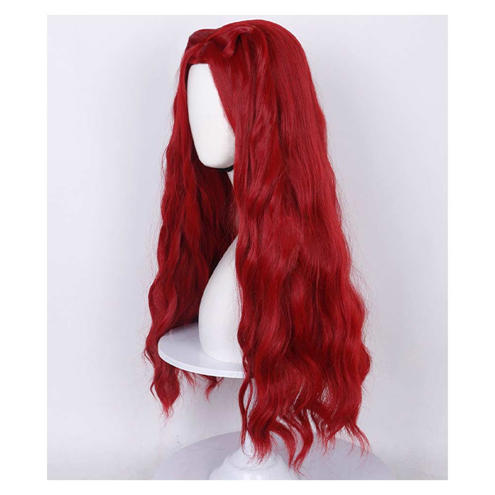 Red Cosplay Wig Halloween Carnival Costume Accessories Descendants   