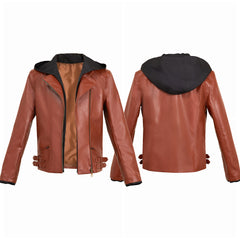 Resident Evil 30e Anniversaire Grace Ashcroft Veste Rouge Brique Cosplay Costume