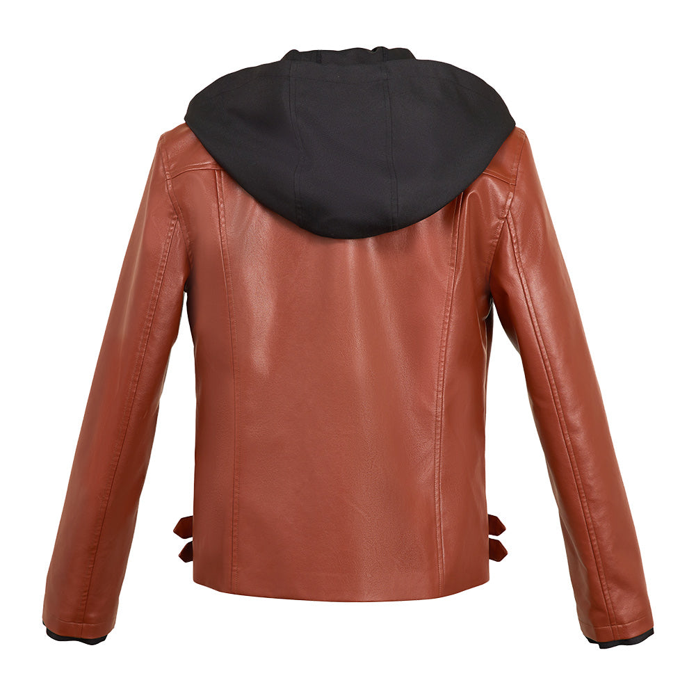 Resident Evil 30e Anniversaire Grace Ashcroft Veste Rouge Brique Cosplay Costume