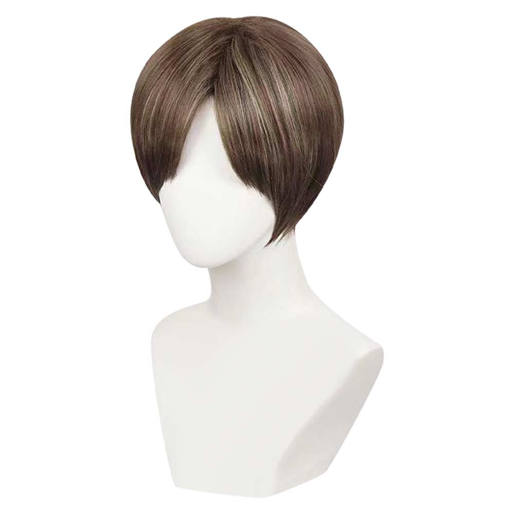 Resident Evil Leon Scott Kennedy Cosplay Perruque