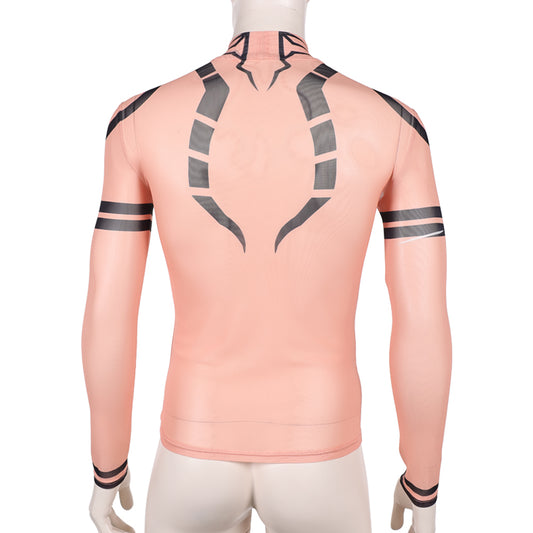 Saison 3(2026) Sukuna Haut Imprimé Tatouage Cosplay Costume