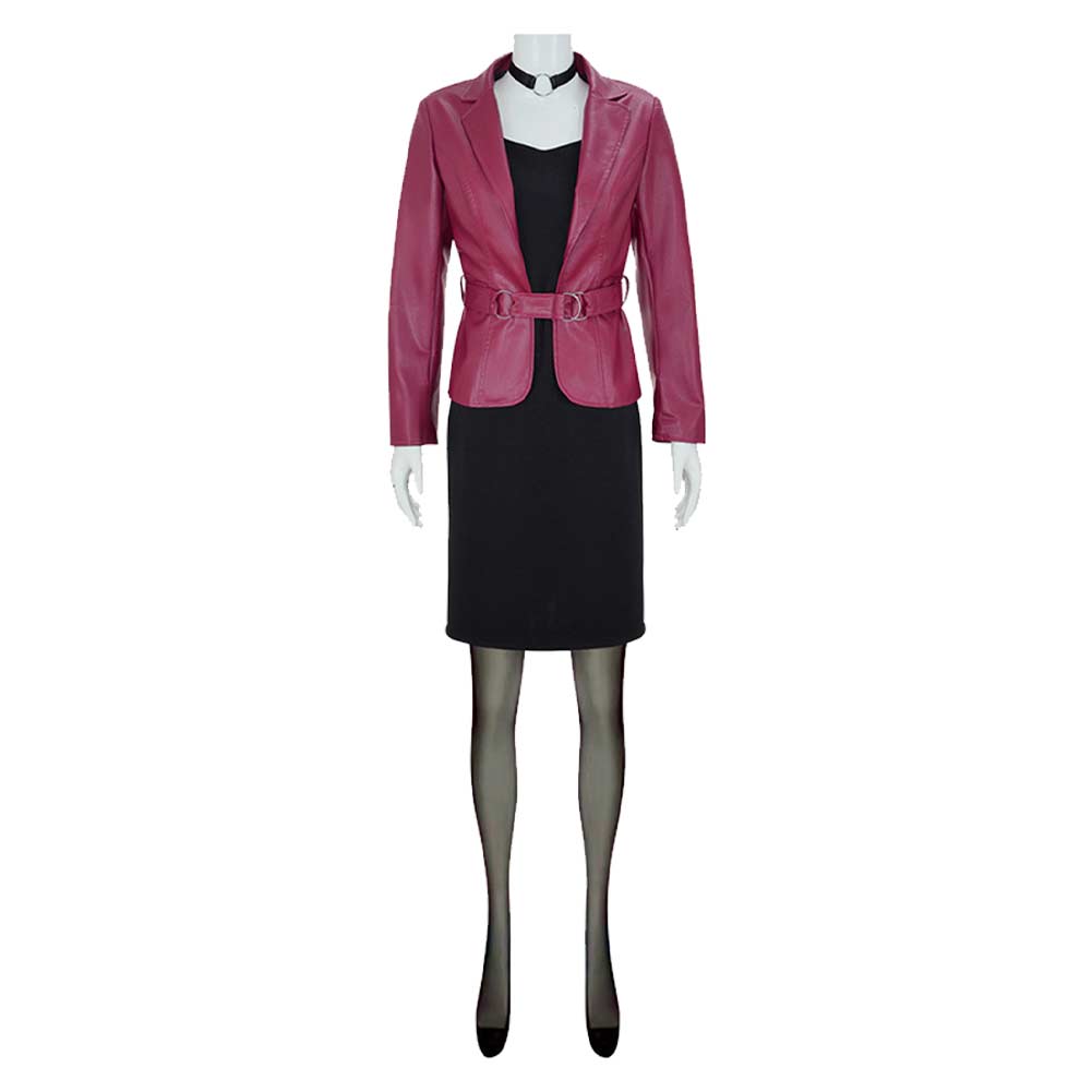 Silent Hill 2 Remake Maria Tenue Rouge et Noire Cosplay Costume