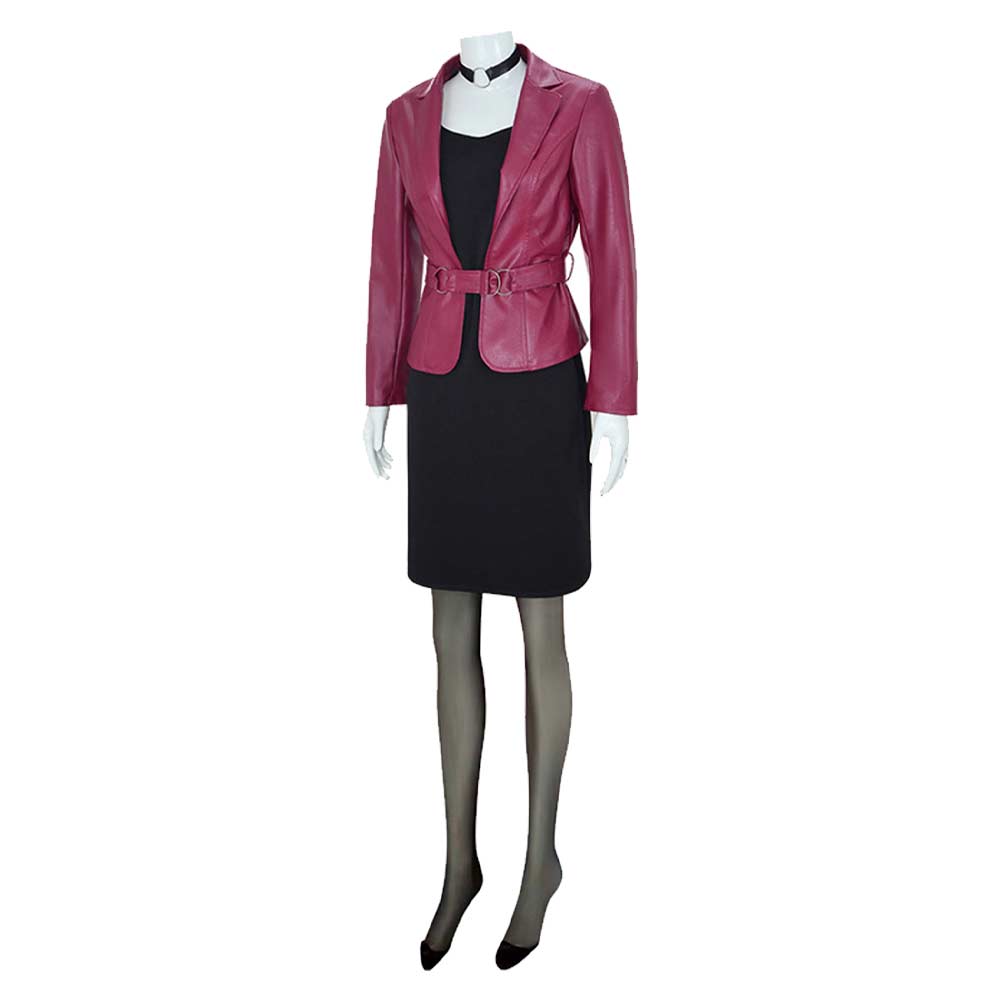 Silent Hill 2 Remake Maria Tenue Rouge et Noire Cosplay Costume