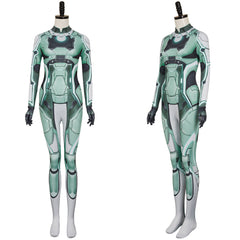 Split Fiction(2025) Zoe Combinaison Verte Cosplay Costume