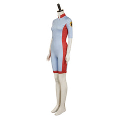 Stranger Things Saison 5 Eleven Maillot de Bain Une Pièce Bleu Cosplay Costume