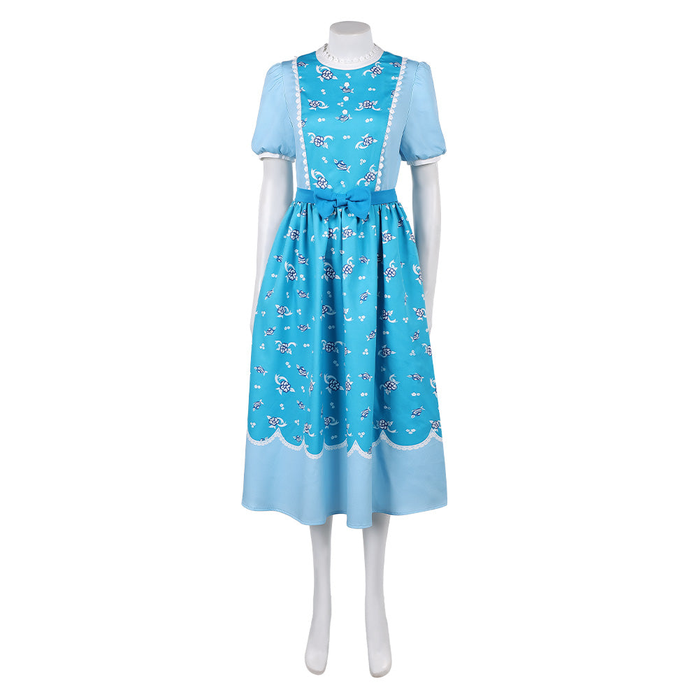 Stranger Things Saison 5 Holly Wheeler Robe Bleue Cosplay Costume