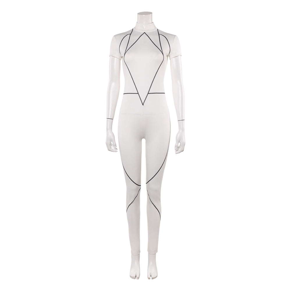 Stranger Things Saison 5 Kali Combinaison Blanche Cosplay Costume