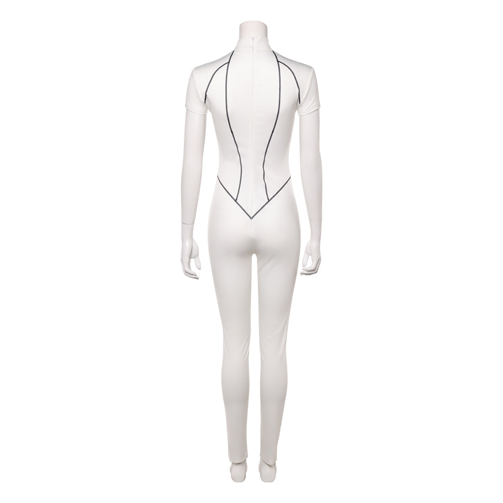 Stranger Things Saison 5 Kali Combinaison Blanche Cosplay Costume
