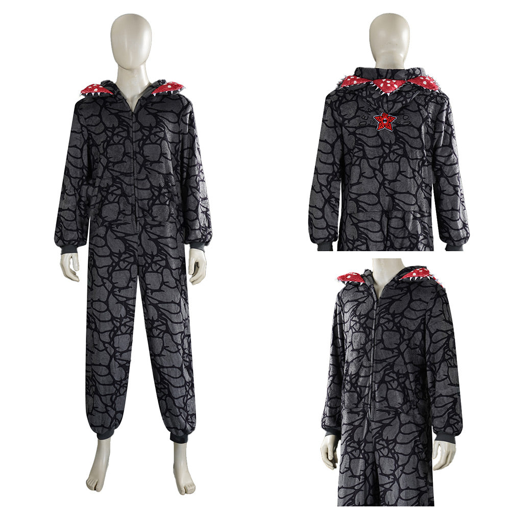 Stranger Things Saison 5(2025) Demogorgon Combinaison Grise Cosplay Costume