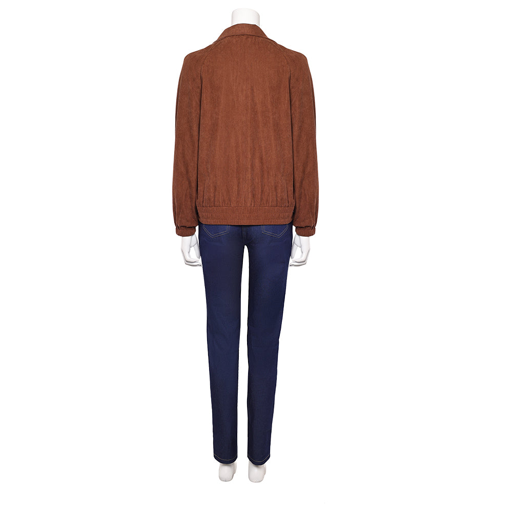 Stranger Things Saison 5(2025) Max Mayfield Tenue Brune et Bleue Cosplay Costume