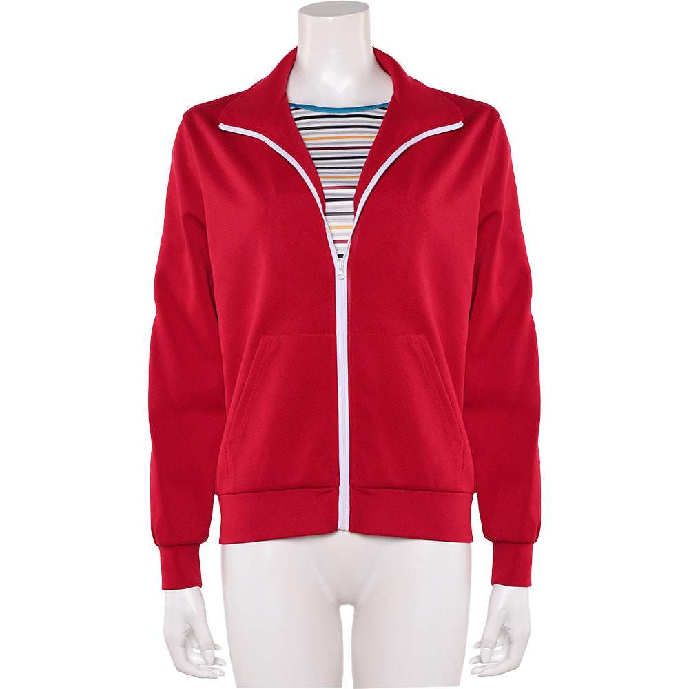 Stranger Things Saison 5(2025) Max Mayfield Veste Rouge Cosplay Costume