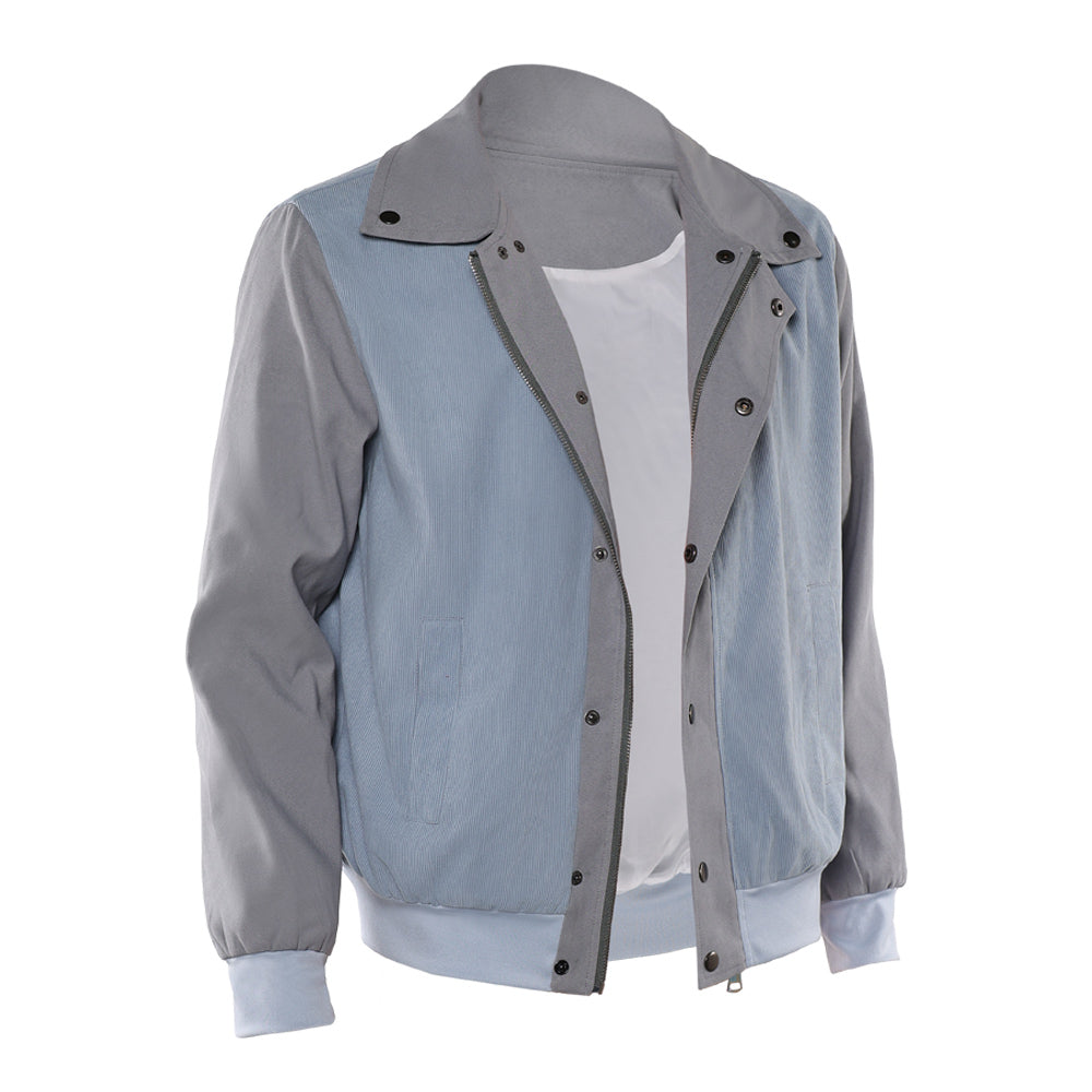 Stranger Things Saison 5(2025) Mike Wheeler Veste Grise Cosplay Costume