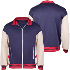 Stranger Things Saison 5(2025) Will Byers Veste Bleue et Beige Cosplay Costume