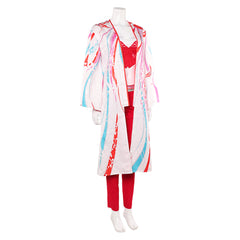 Street Fighter 6 Mai Shiranui Tenue Rouge avec Cape Cosplay Costume