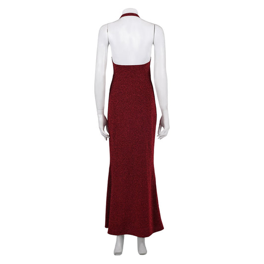 Super Mario Bros Pauline Robe Rouge Cosplay Costume