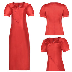 The Bride!(2026) The Bride Robe Rouge Cosplay Costume
