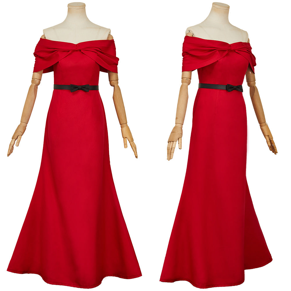 The Dinner Table Detective(2025) Houshou Reiko Robe Rouge Cosplay Costume