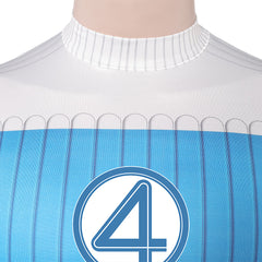 The Fantastic Four: First Steps(2025) Human Torch Combinaison Bleue Claire Cosplay Costume