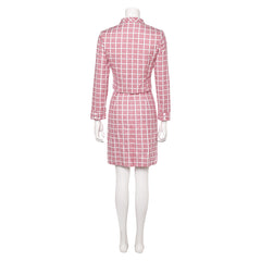 The Fantastic Four: First Steps(2025) Invisible Woman Tenue à Carreaux Rouge et Blanc Cosplay Costume