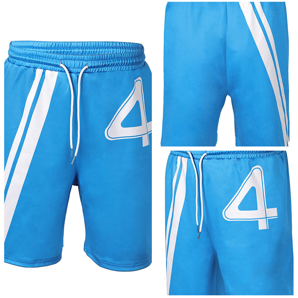 The Fantastic Four: First Steps(2025) Reed Richards Slip de Bain Bleu Cosplay Costume
