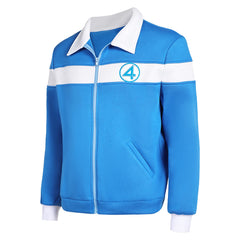 The Fantastic Four: First Steps(2025) The Thing Veste Bleu et Blanche Cosplay Costume