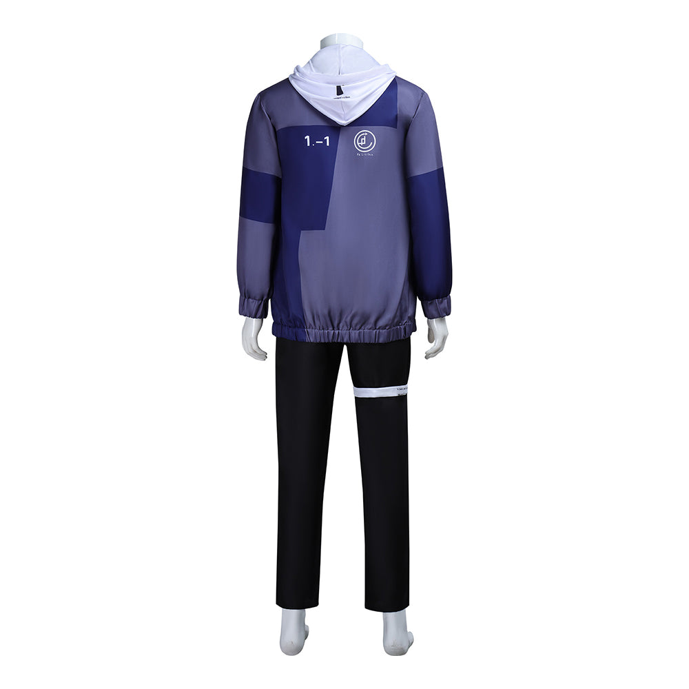 The Hundred Line: Last Defense Academy(2025) Sumino Takumi Tenue Violette et Noire Cosplay Costume