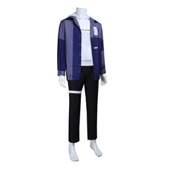 The Hundred Line: Last Defense Academy(2025) Sumino Takumi Tenue Violette et Noire Cosplay Costume