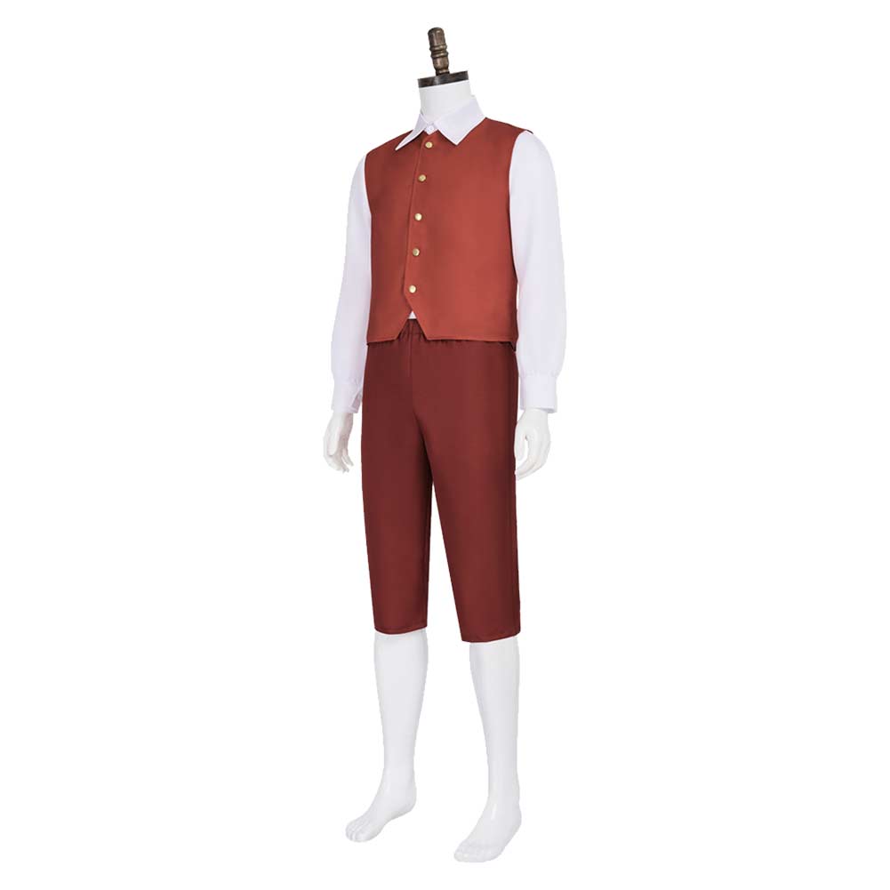 The Lord of The Rings Frodo Baggins Tenue Marrone et Bleue Cosplay Costume