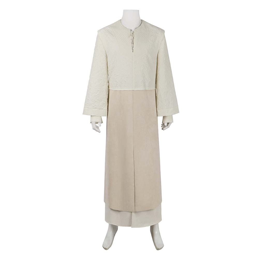 The Lord of The Rings Gandalf Tenue Blanche de Luxe Cosplay Costume