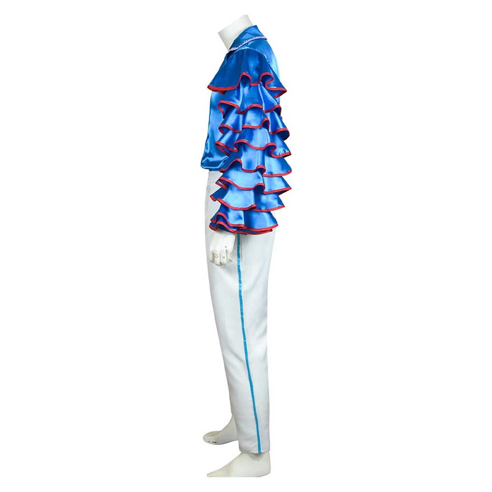 The Mask Jim Carrey Stanley Ipkiss Tenue Bleue Halloween Carnaval Cosplay Costume