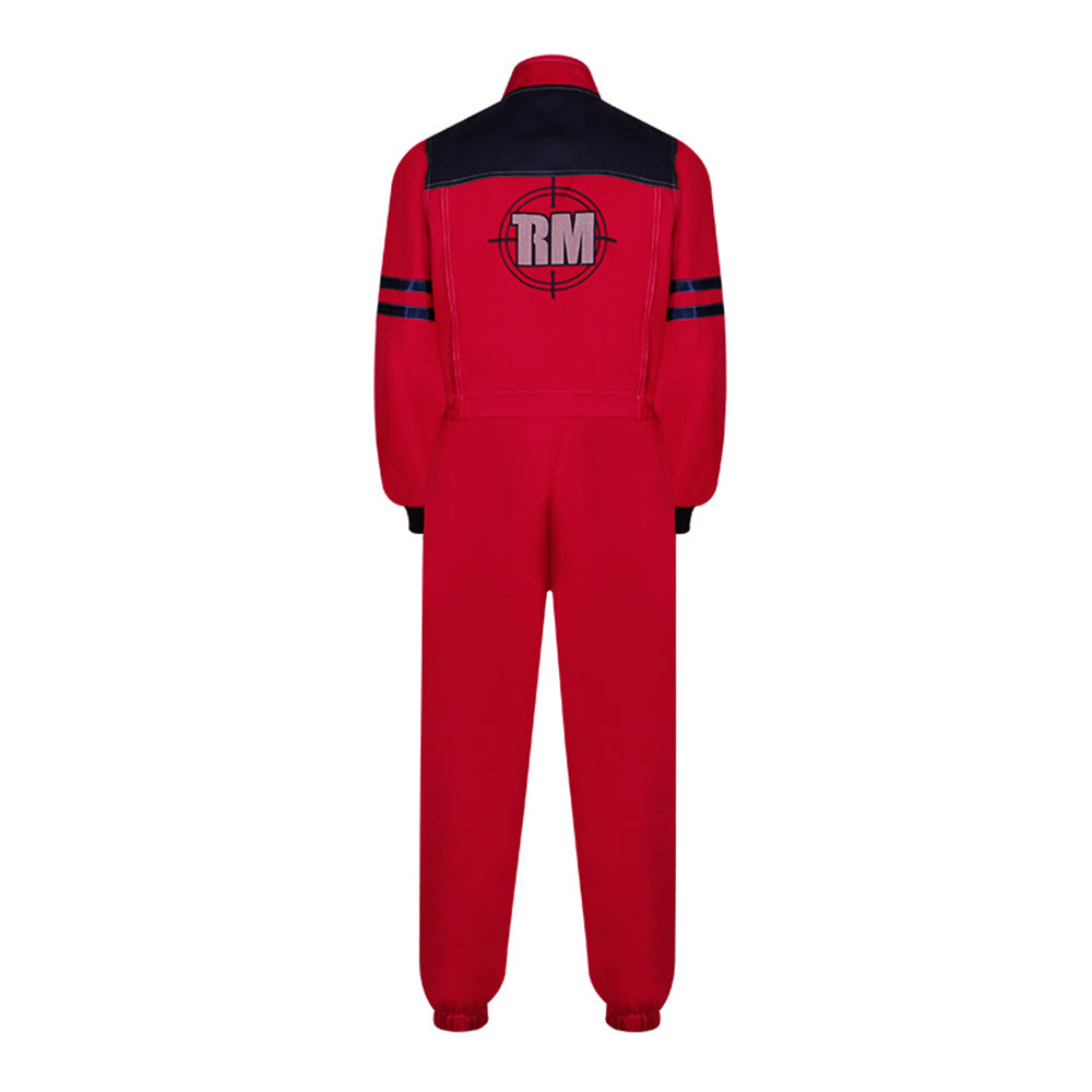 The Running Man(2025) Glen Powell Combinaison Rouge Cosplay Costume