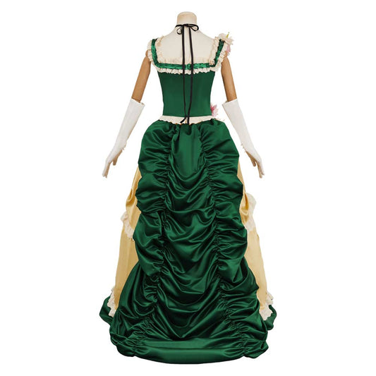 The Ugly Stepsister(2025) Elvira Robe Verte et Jaune Cosplay Costume