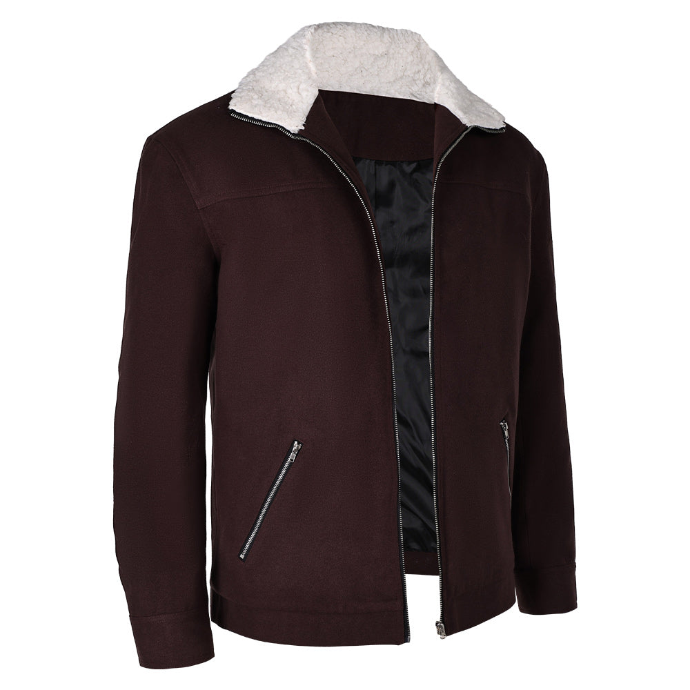 The Walking Dead Rick Grimes Veste Noire Cosplay Costume