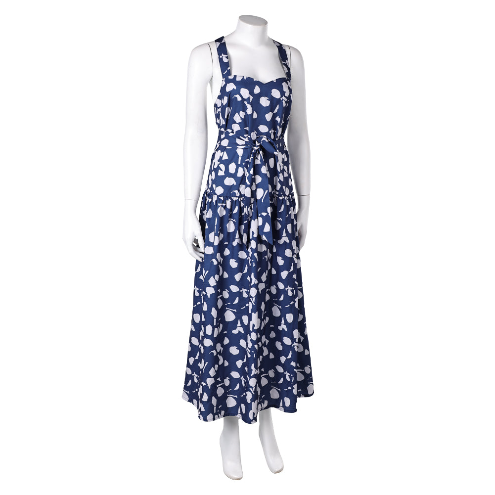 The White Lotus Saison 3(2025) Kate Robe Bleue Cosplay Costume