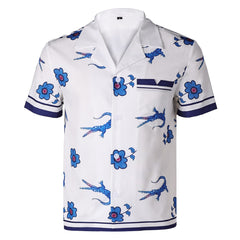 The White Lotus Saison 3(2025) Lochlan Ratliff Chemise Blanche Cosplay Costume