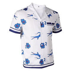 The White Lotus Saison 3(2025) Lochlan Ratliff Chemise Blanche Cosplay Costume