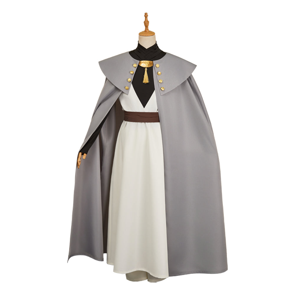 Tongari Boushi no Atelier(2026) Qifrey Tenue Grise Cosplay Costume