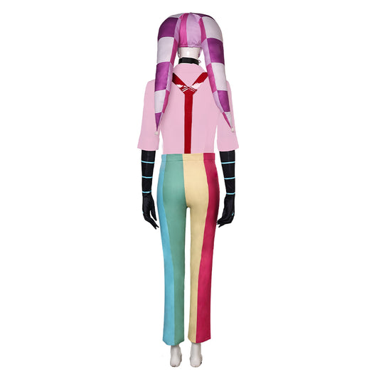TV Helluva Boss Fizzarolli Tenue Rose Cosplay Costume