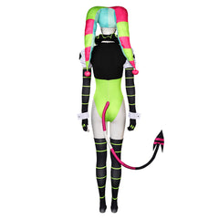 TV Helluva Boss Fizzarolli Tenue Verte Sexy Cosplay Costume